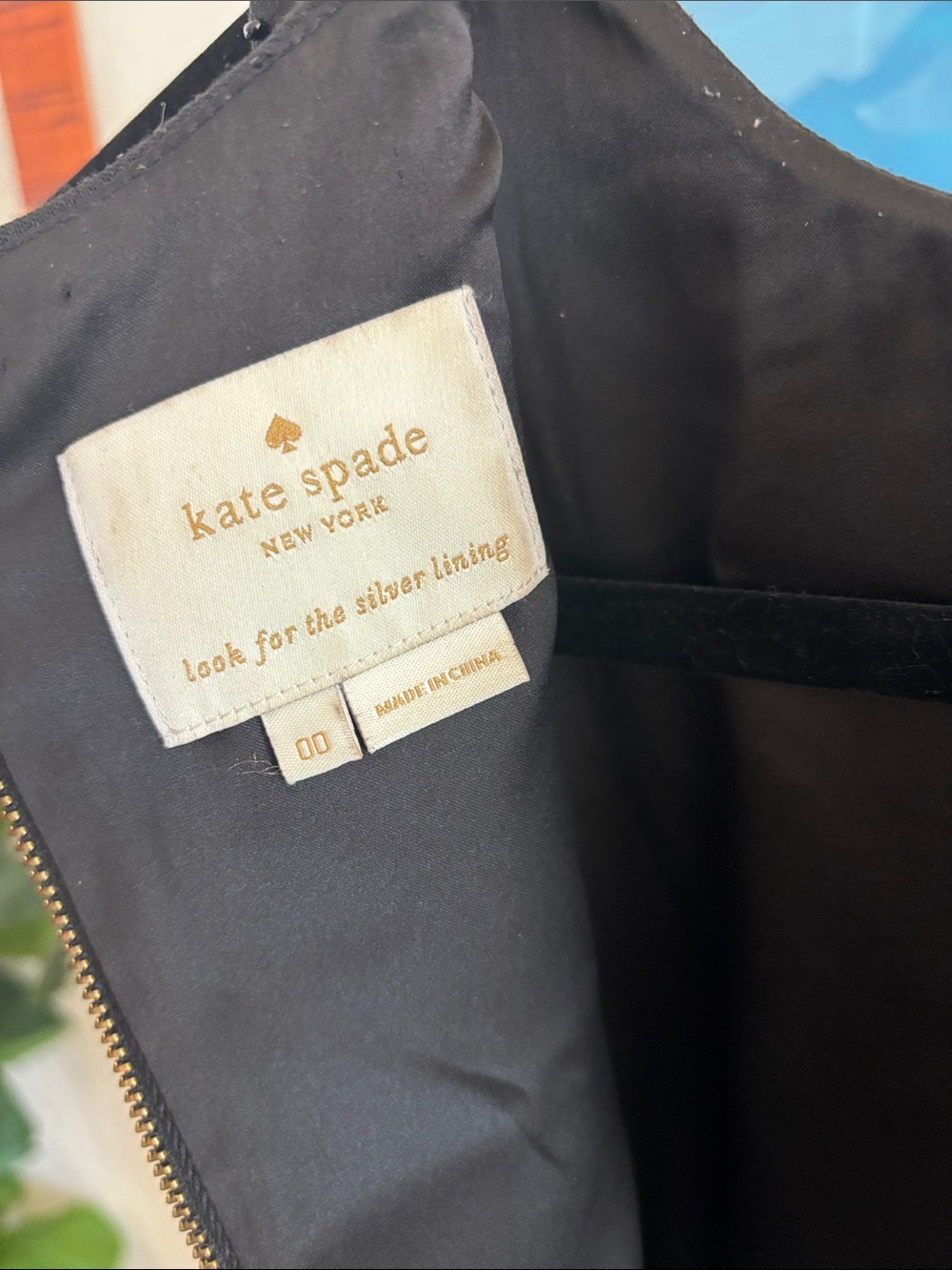 Kate Spade New York Scattered Brooch Rhinestone Beaded Formal Crepe Dress - Picture 12 of 13